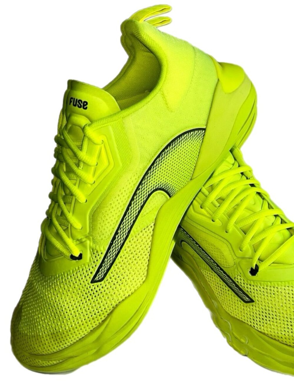 PUMA Sneakers Fuse 2.0 Men’s Athletics Breathable Mesh Lightweight, Lime/Black